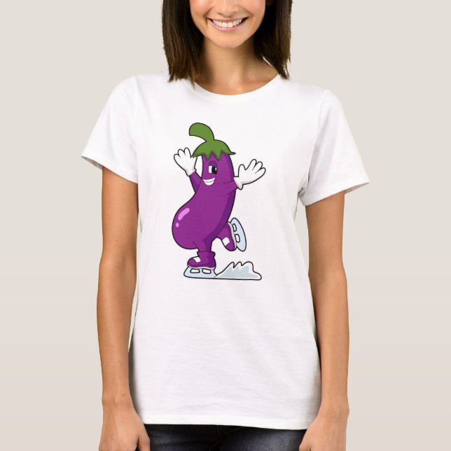 Camiseta Planta de huevos para patinar sobre hielo con pati (Anverso)