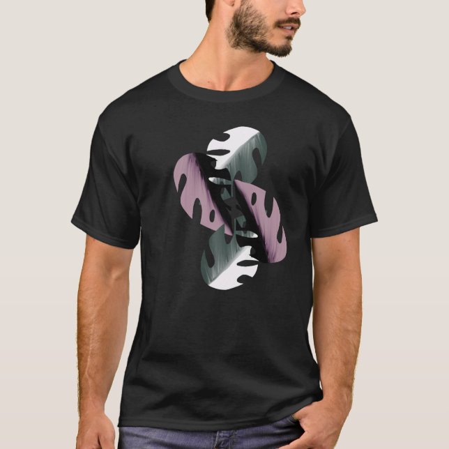 Camiseta Planta de interior Monstera Variegada Rosa (Anverso)