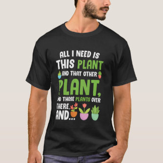 Camiseta Planta de jardinería Crazy Gardeners Lady