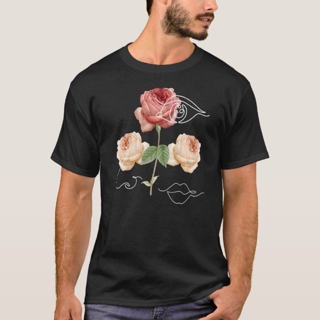 Camiseta Planta de jardinería de flores botánicas retro (Anverso)
