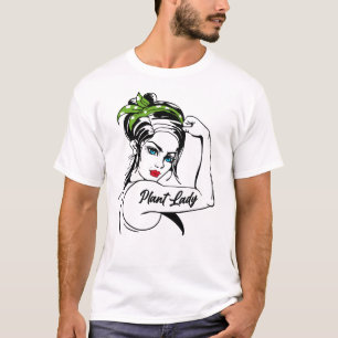 Camiseta Planta de jardinería Lady Rosie The Riveter