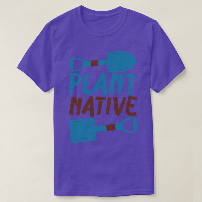 Camiseta Planta de jardinería Nativa Entusiasta Planta Orgá (Diseño del anverso)