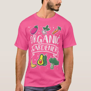 Camiseta Planta de jardinería orgánica Lover Plantas Vegeta