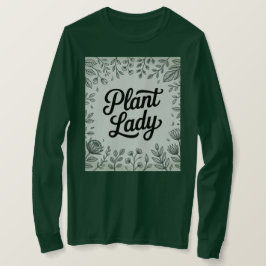 Camiseta Planta de marco botánico verde Lady T-Shirt