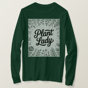 Camiseta Planta de marco botánico verde Lady T-Shirt