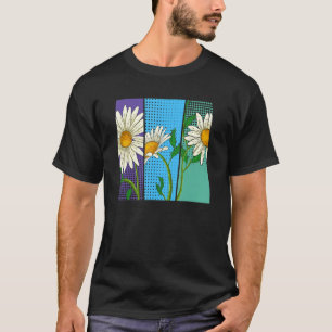 Camiseta Planta de Naturaleza Jardín Botánico Flor Pop Dais
