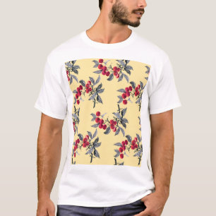 Camiseta Planta de Rowan: acuarela amarillo Seamless