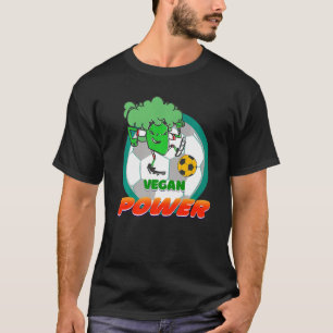 Camiseta Planta Fútbol Vegetariano Brócoli Vegano Poder Fút