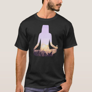 Camiseta Planta la mejor huella dorsal de yoga