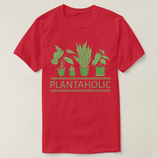 Camiseta Planta Lover Plantaholic VI (Diseño del anverso)