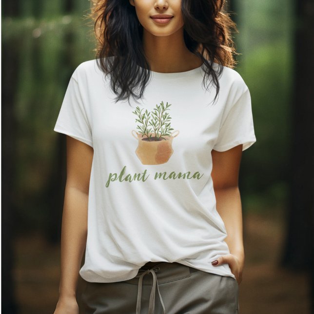 Camiseta Planta Mama Gardening Plant Lover (Plant Mama Gardening Plant Lover T-Shirt)