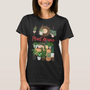 Camiseta Planta Mamá Loca Planta Mamá Flor Interior Flor