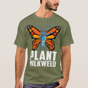 Camiseta Planta Milkweed T Shirt Dabbing Monarch Butterfly