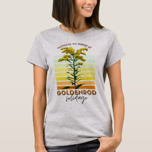 Camiseta Planta nativa Goldenrod Wildflower Gráfica camiset