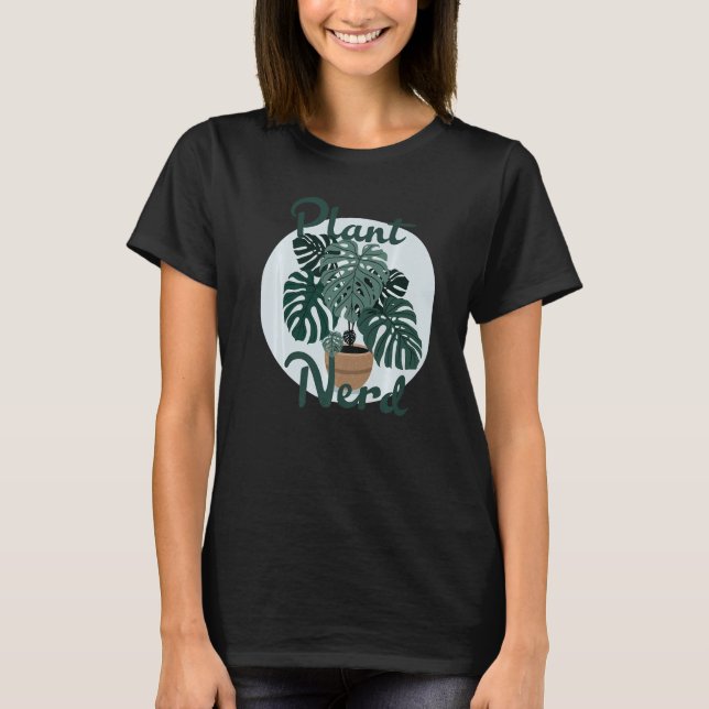 Camiseta Planta Nerd Monstera 1 (Anverso)