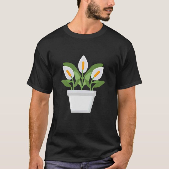 Camiseta Planta Peace Lily Spathiphyllum (Anverso)