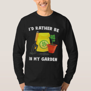Camiseta Planta - Prefiero Estar En Mi Jardín - Jardiner - 