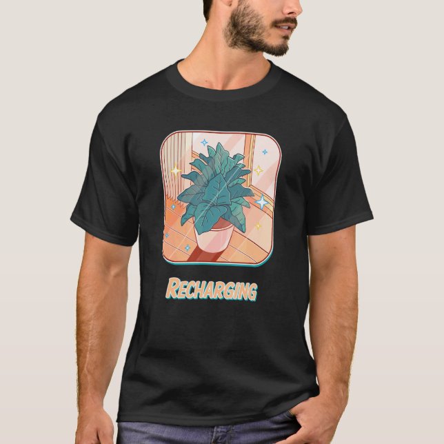 Camiseta Planta recargable de jardinería (Anverso)