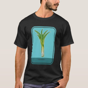 Camiseta Planta vegetal de puerros