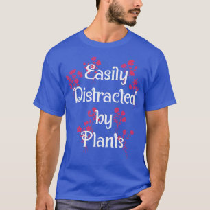 Camiseta Plantación de Plantas Botánicas Fácilmente Distraí