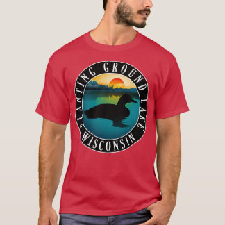 Camiseta Plantación del lago Wisconsin Loon