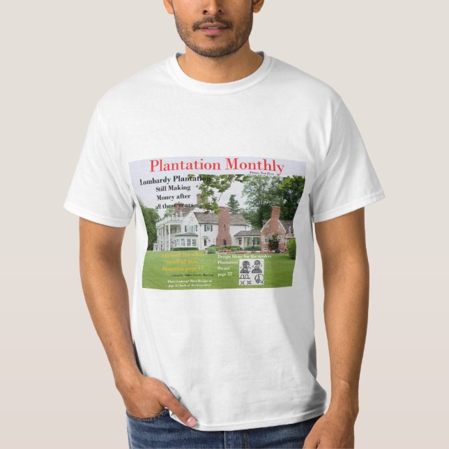 Camiseta Plantación Versión mensual de Joseph Walsh (Anverso)