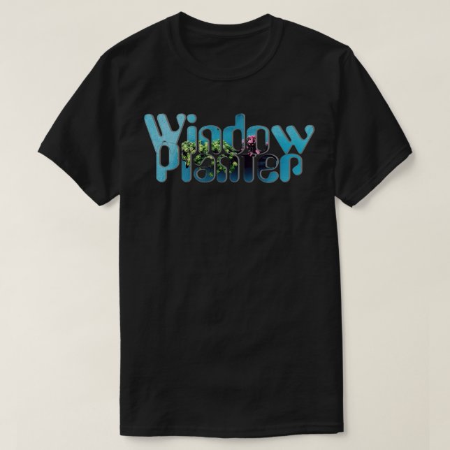 Camiseta Plantador de ventanas (Diseño del anverso)