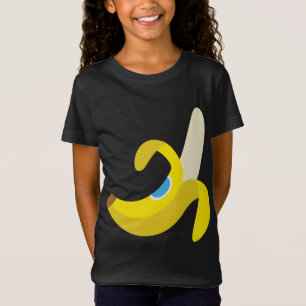 Camiseta Plantain de plátano Cute fruta fresca madura pelad