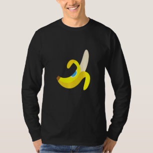 Camiseta Plantain de plátano Cute fruta fresca madura pelad