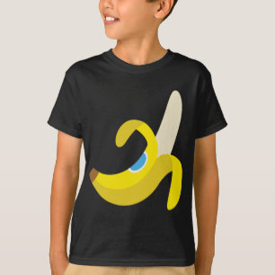 Camiseta Plantain de plátano Cute fruta fresca madura pelad