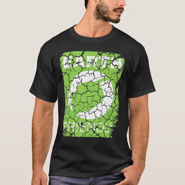 Camiseta Plantar Árbol de flores Jardín Tierra Amigable con (Anverso)