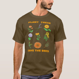 Camiseta Plantar Esto Salva A Las Abejas Bee Lover Gardener