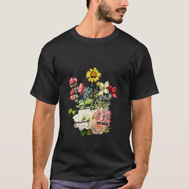 Camiseta Plantar Esto Salva A Las Abejas El Arte Cita Flore (Anverso)