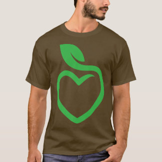Camiseta Plantar latido cardíaco Funny Vegetarian Día Mundi