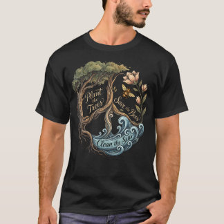Camiseta Plantar Los Árboles Salvar Las Abejas Signo De Paz