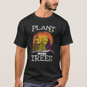 Camiseta Plantar Más Árboles Salvar El Medio Ambiente Del P