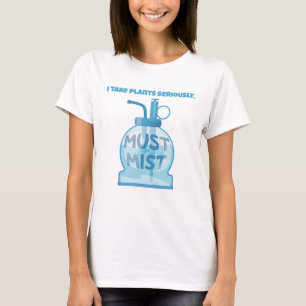 Camiseta Plantar mister plantas de maceta rociando