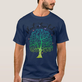 Camiseta Plantar Un Árbol Hoy Patrón Ambiental Guay