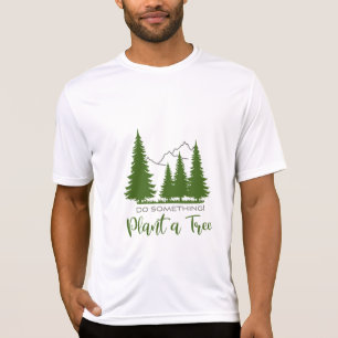 Camiseta Plantar un árbol-proteger-la naturaleza- Gráfico d