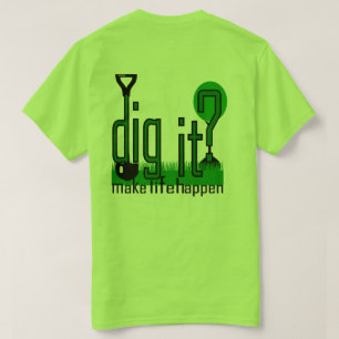Camiseta ¿Plantar Un Árbol Que Lo Desgarre? Hombres Verde