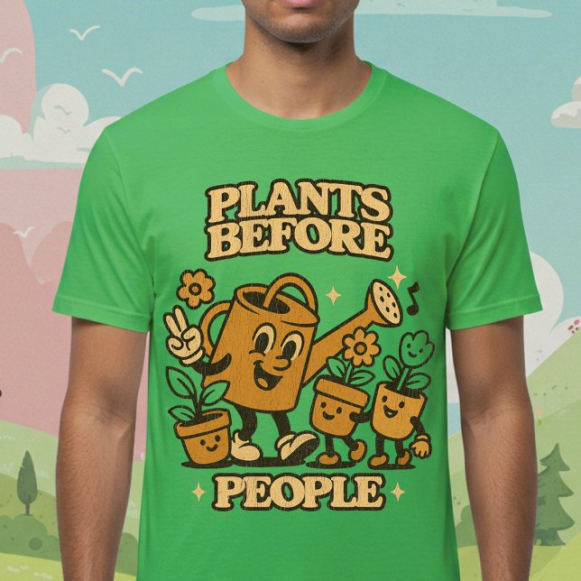 Camiseta Plantas antes que personas (Subido por el creador)