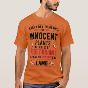 Camiseta Plantas Asesinadas Por Vegetarianos Ponen Fin A La