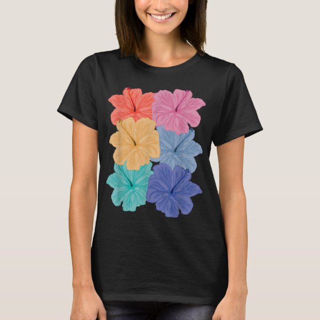 Camiseta Plantas Coloridas Jardín Flor Jardín Botánico B (Anverso)