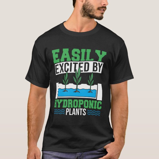 Camiseta Plantas Cubiertas Horticultura Hidropon Fácilmente (Anverso)