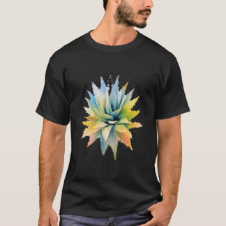 Camiseta Plantas de Agave Acuarela Coleccionista de Plantas