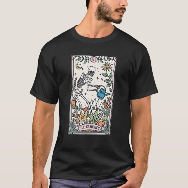 Camiseta Plantas de agua de esqueleto Graciosa Planta Jardi (Anverso)