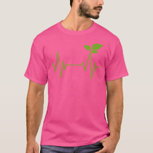 Camiseta Plantas de alimentos completas Vegan HeartBeat Veg