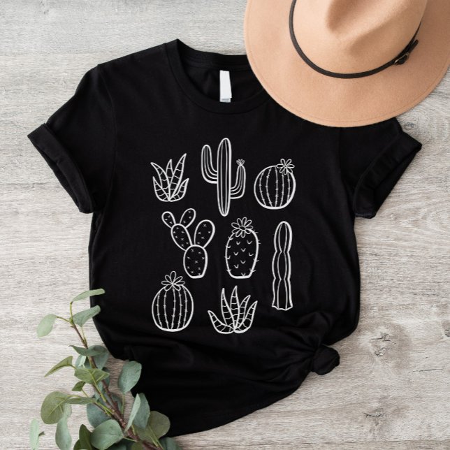 Camiseta Plantas de Cactus Occidental Jardín Botánico Boho  (Subido por el creador)