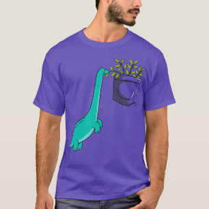 Camiseta Plantas de dinosaurios en bolsillo