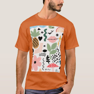 Camiseta Plantas de flores aguacate tropical delicioso